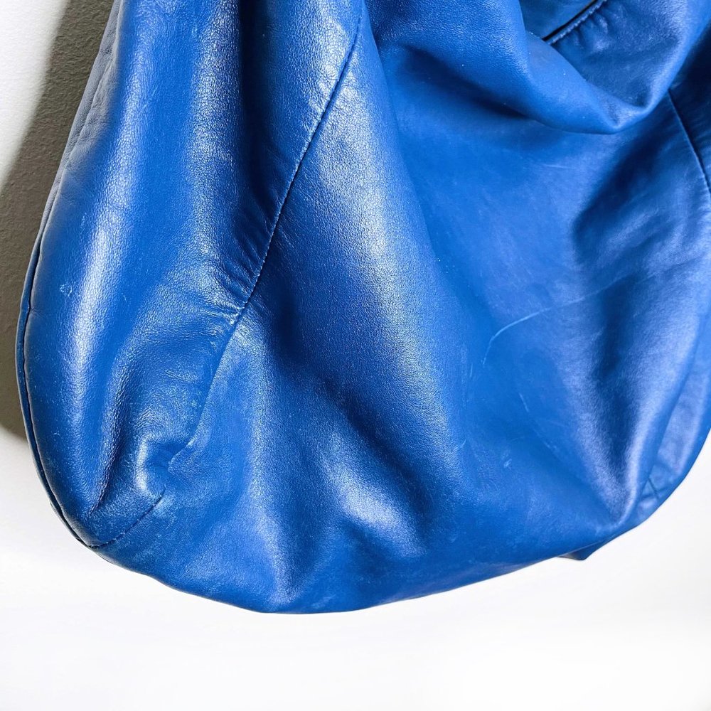 ⚡️SOLD⚡️ coach large blue leather kristin hobo bag - Picture 11 of 15